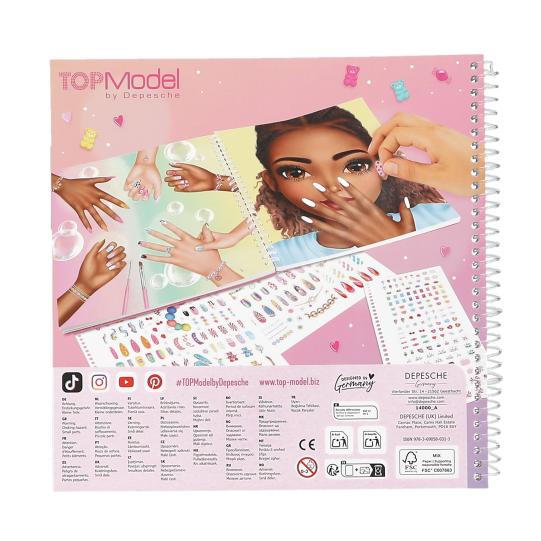 TOPModel Create Your Hand Design Colouring Book - Image 3