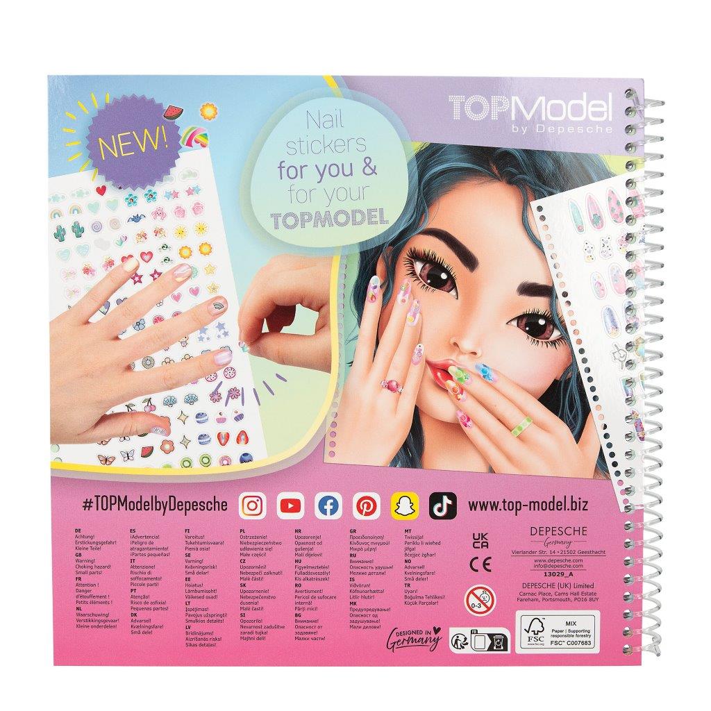 TOPModel Create Your Hand-Design Colouring book - Image 5