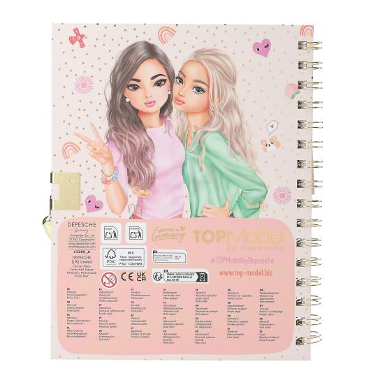 TOPModel Diary With Padlock And Bracelet - Image 5
