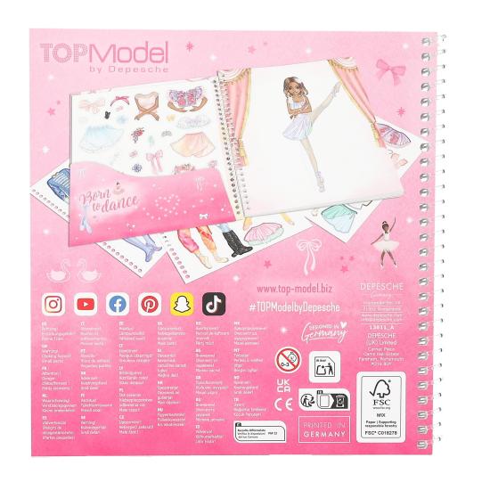 TOPModel Dress Me Up Stickerbook Balerina - Image 3