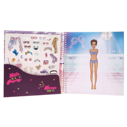 TOPModel Dress Me Up Stickerbook Party - Image 3