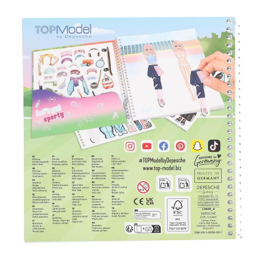TOPModel Dress Me Up Stickerbook Sports - Image 3