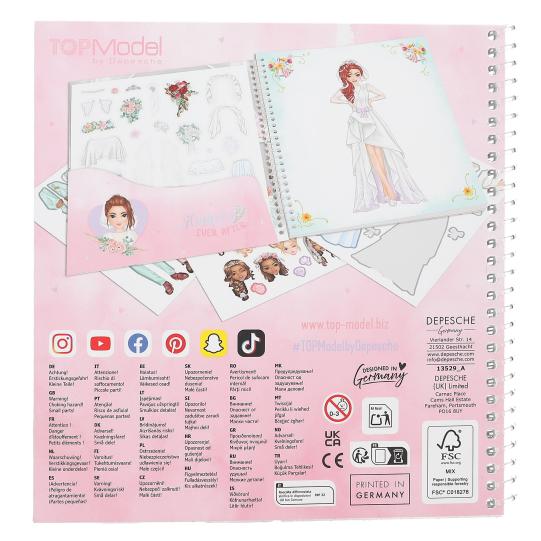 TOPModel Dress Me Up Stickerbook Wedding - Image 4