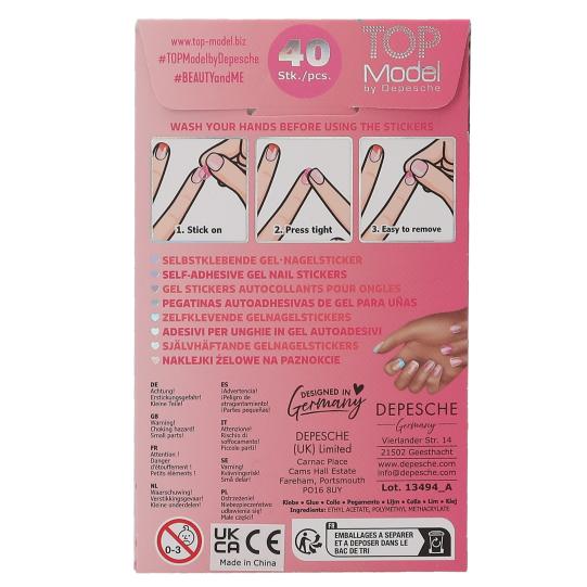 TOPModel Gel Nail Stickers BEAUTY and ME Asst - Image 3