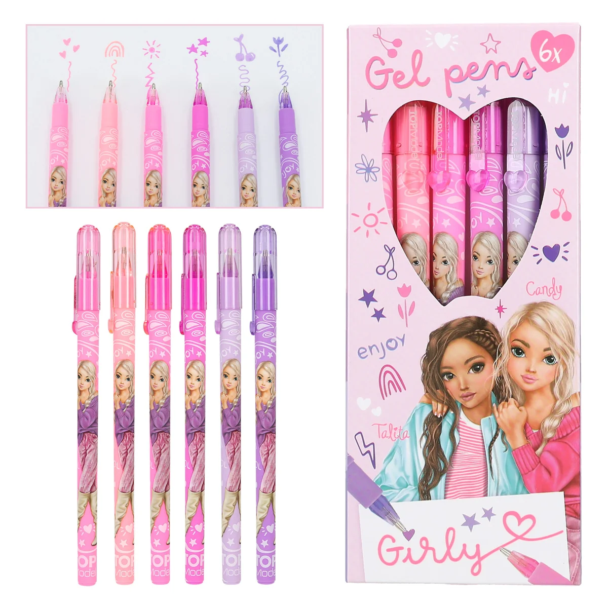 TOPModel Girly Gel Pen Set - Image 2