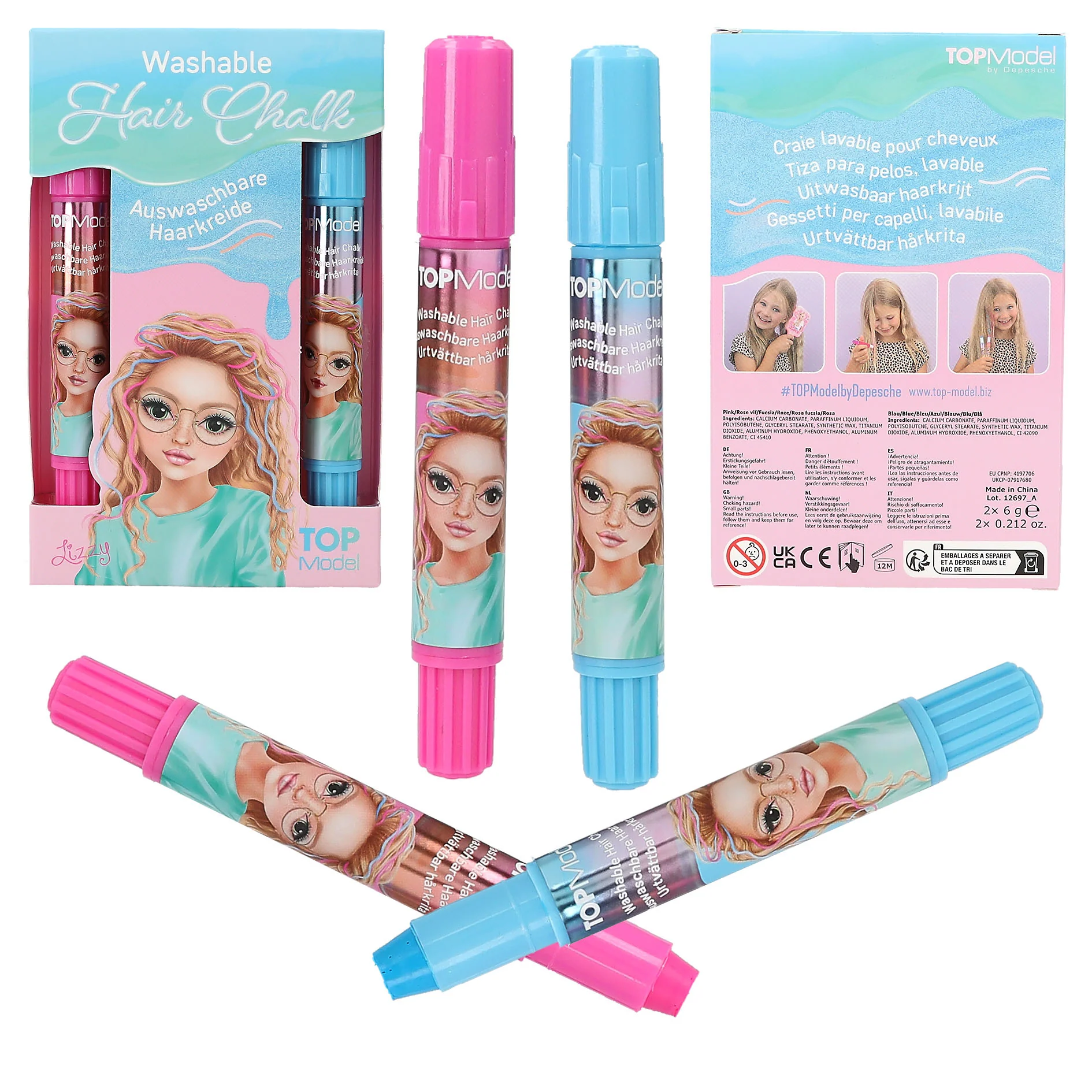 TOPModel Hair Chalk Pens Assortment - Image 2