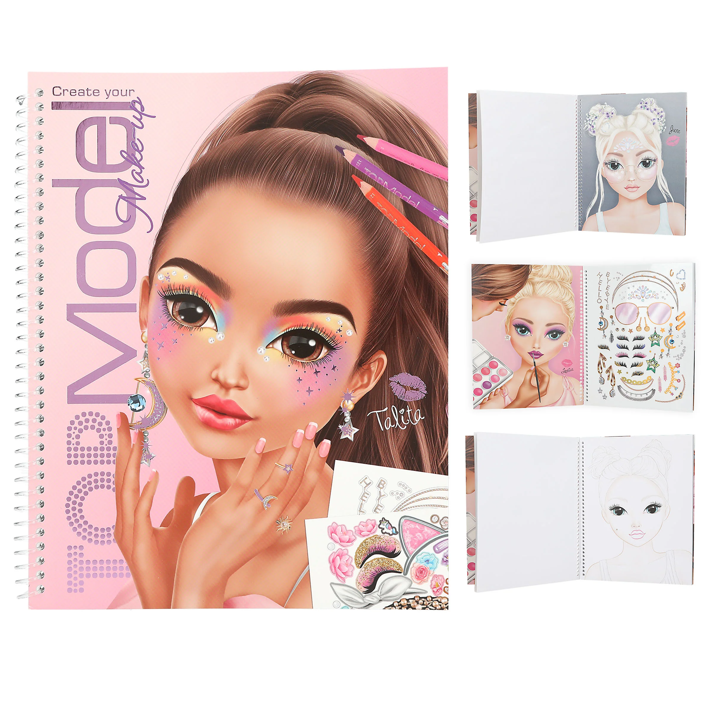 TOPModel Make-Up Colouring Book - Image 4
