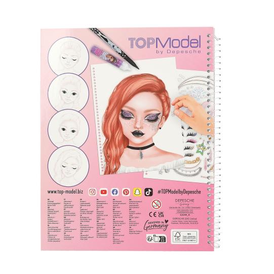 TOPModel Make-Up Colouring Book - Image 5