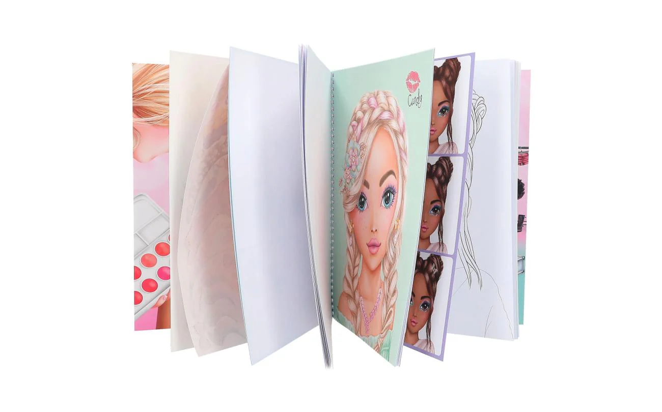 TOPModel Make-Up Colouring Book - Image 3