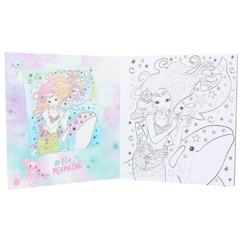 TOPModel Mermaid Watercolour Book - Image 3