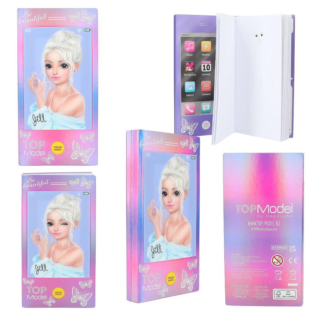 TOPModel Mini Colouring Book With Sound Assortment - Image 3