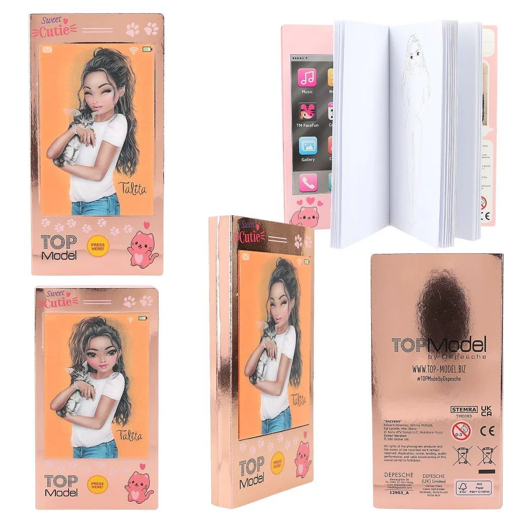 TOPModel Mini Colouring Book With Sound Assortment - Image 4