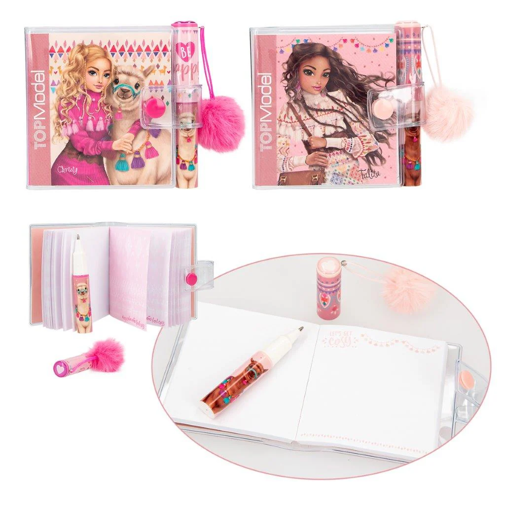 TOPModel Mini Notebook With Ballpen Asst - Image 2