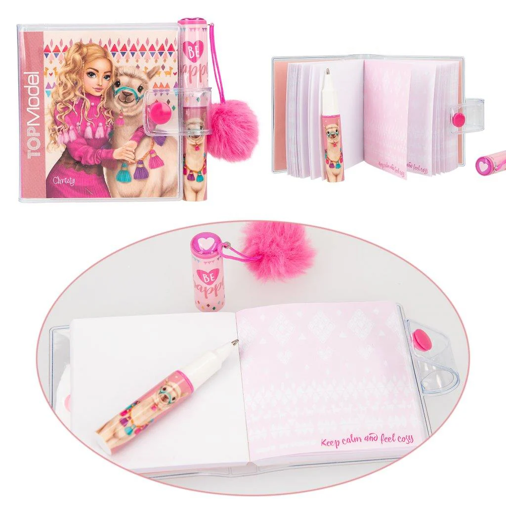 TOPModel Mini Notebook With Ballpen Asst - Image 3