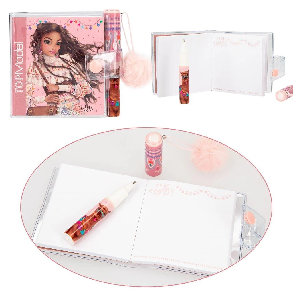 TOPModel Mini Notebook With Ballpen Asst - Image 4