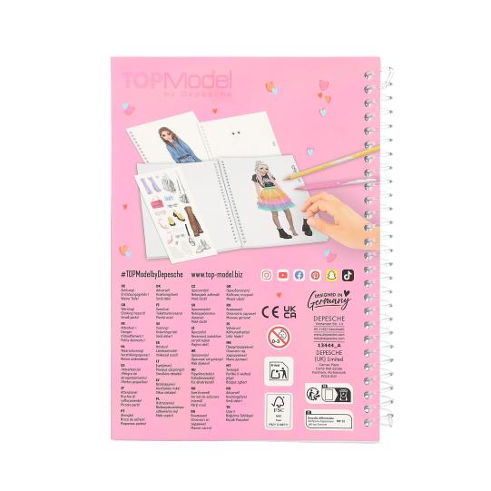TOPModel Pocket Colouring Book - Image 4