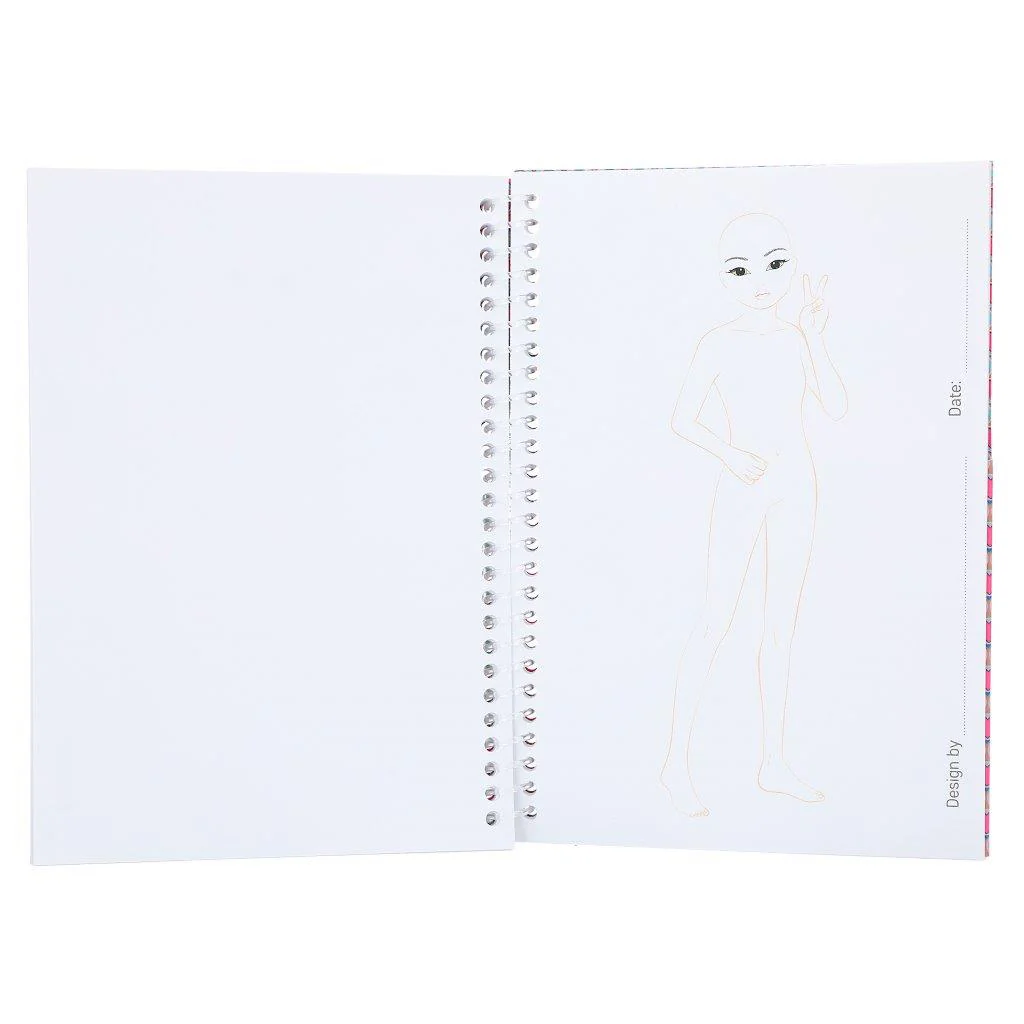 TOPModel Pocket Colouring Book - Image 3