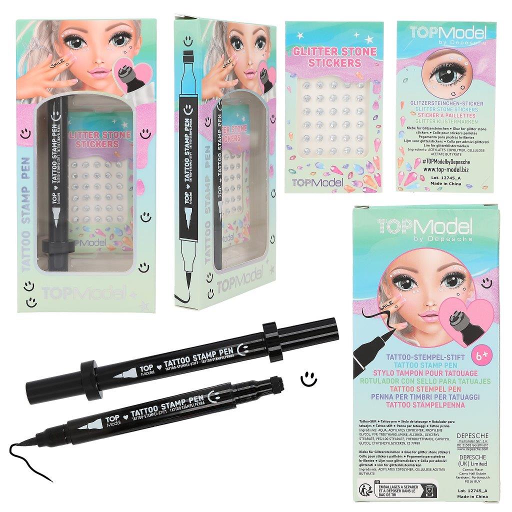 TOPModel Tattoo Pen With Glitter Assortment - Image 5