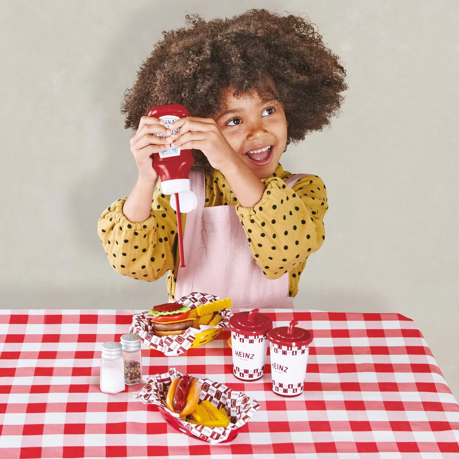 Toy Heinz American Diner Set Kids Role Play Food Toy - Image 6