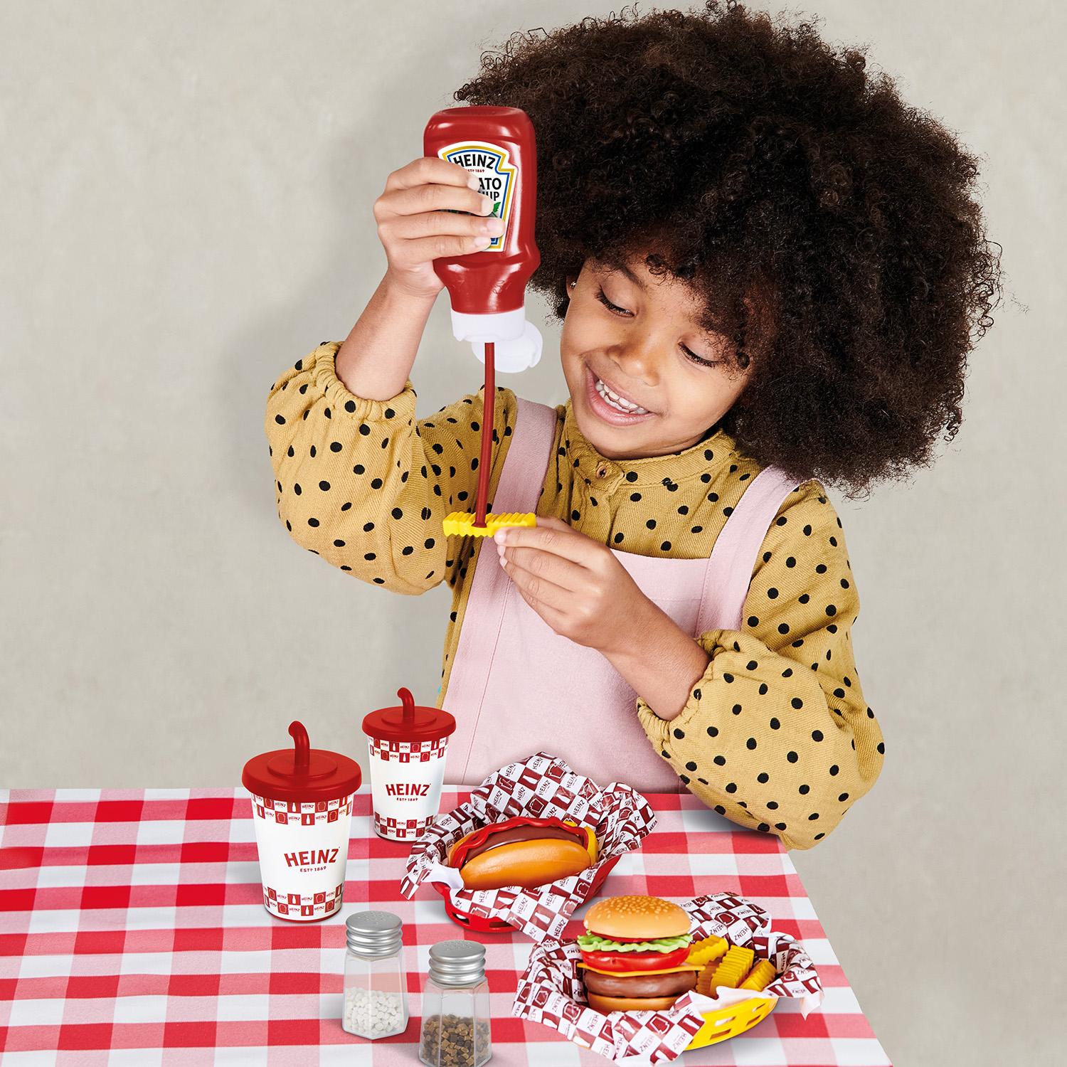 Toy Heinz American Diner Set Kids Role Play Food Toy - Image 7