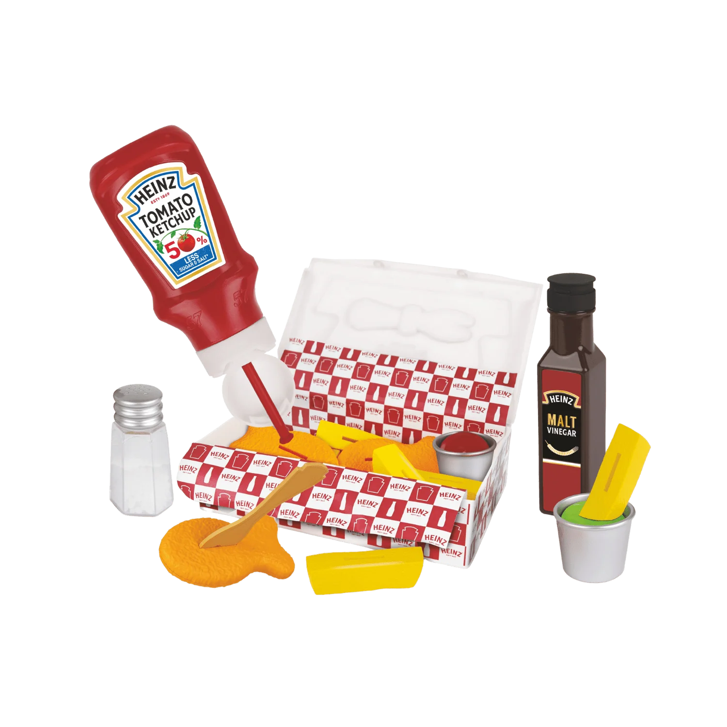 Toy Heinz Fish & Chips Takeaway Set Kids Role Play Toy