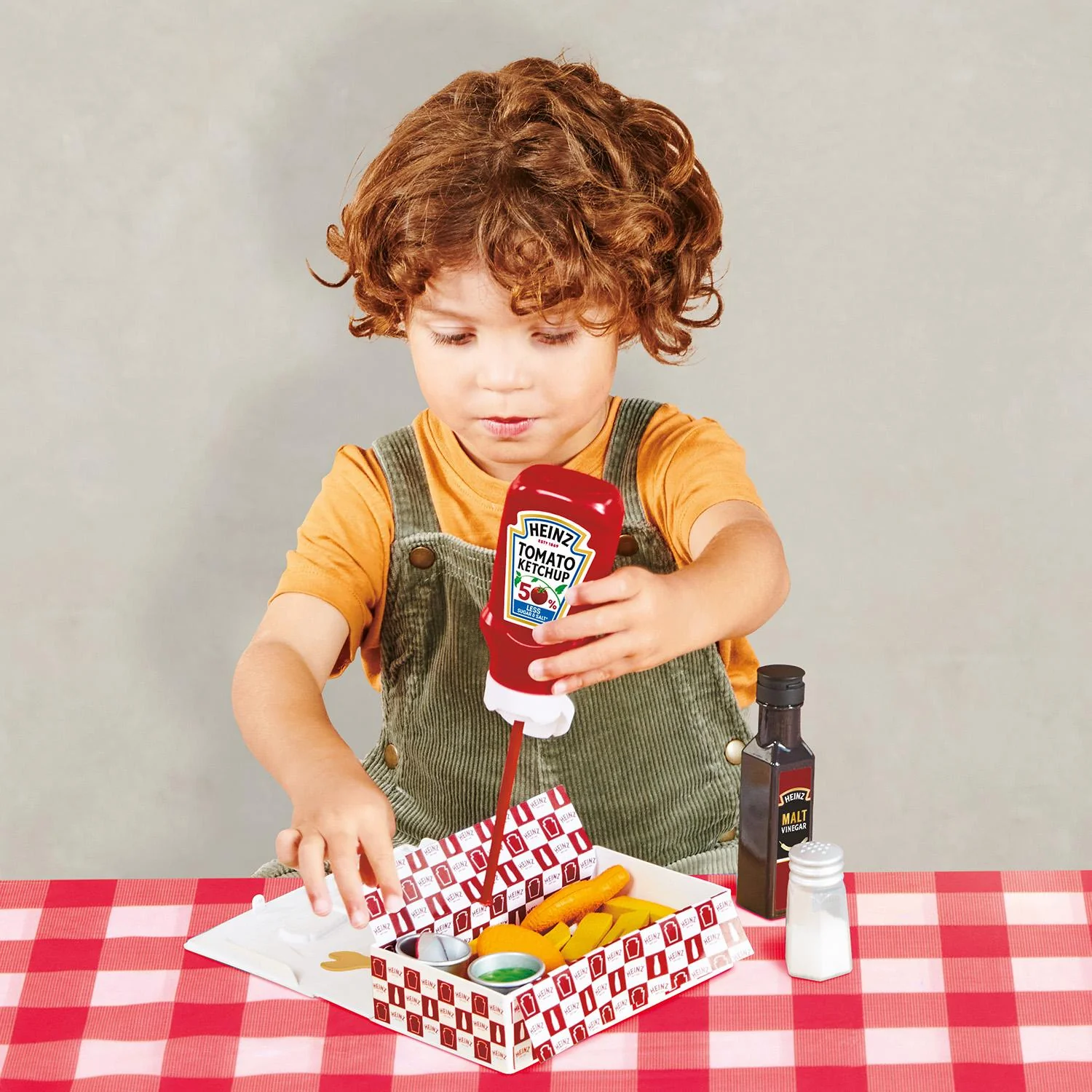 Toy Heinz Fish & Chips Takeaway Set Kids Role Play Toy - Image 7