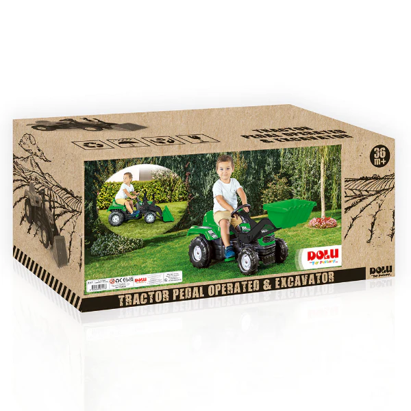 Tractor Pedal Operated With Excavator Green - Image 2