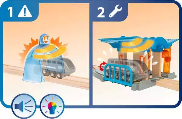 BRIO World Train Service Station (Smart Tech Sound) - Image 6