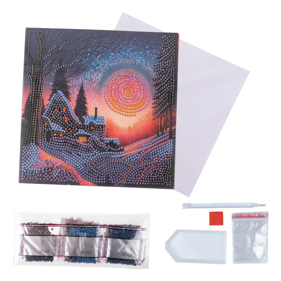 Twilight Glow Crystal Art Card - Image 3