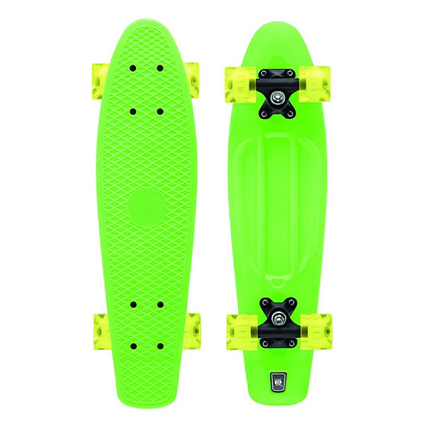 Xoo Retro LED 22" Green Skateboard