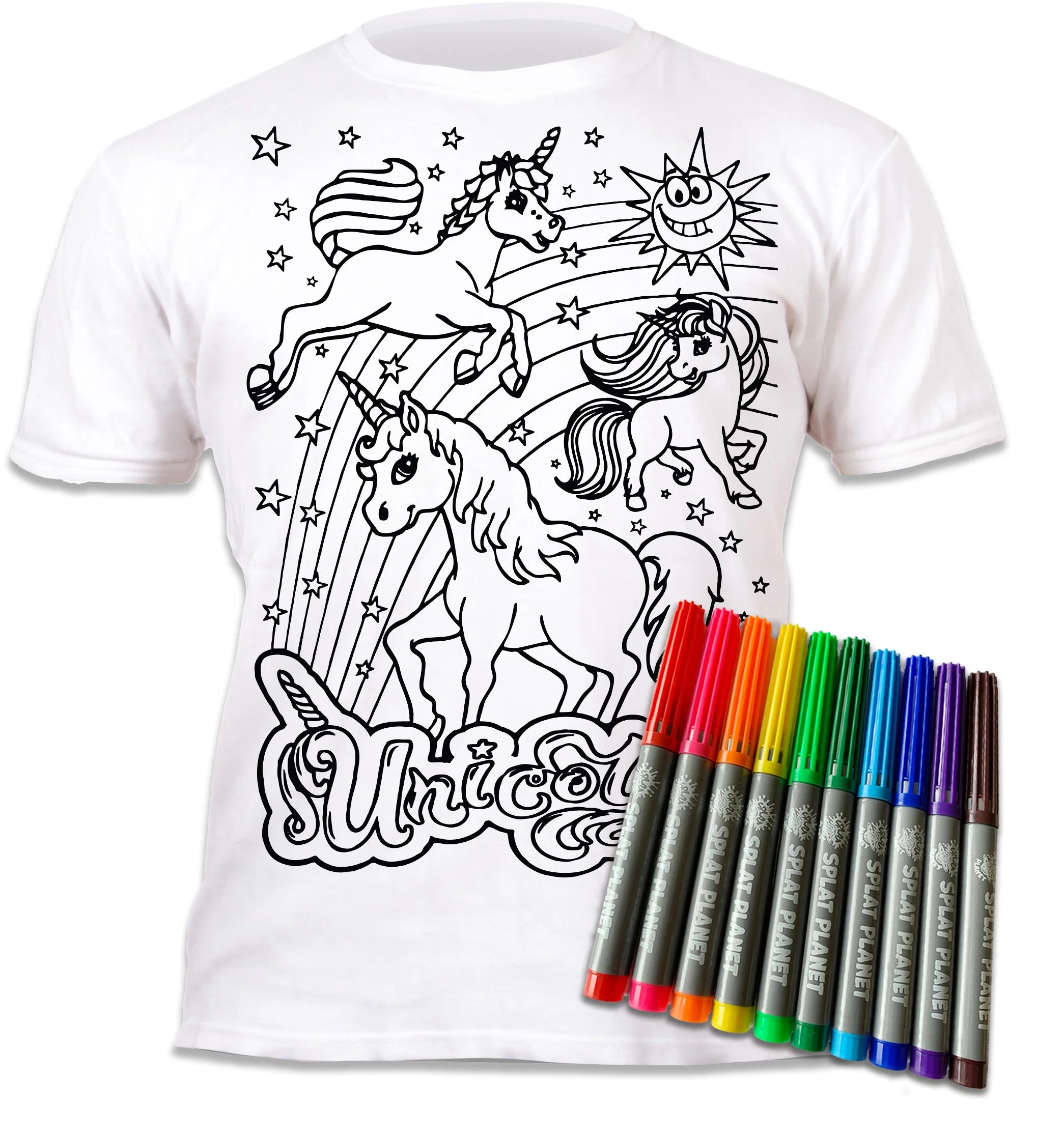 Unicorn Colour In T-Shirt - Image 2
