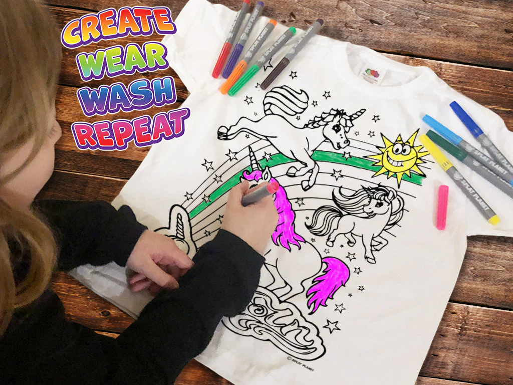 Unicorn Colour In T-Shirt - Image 3