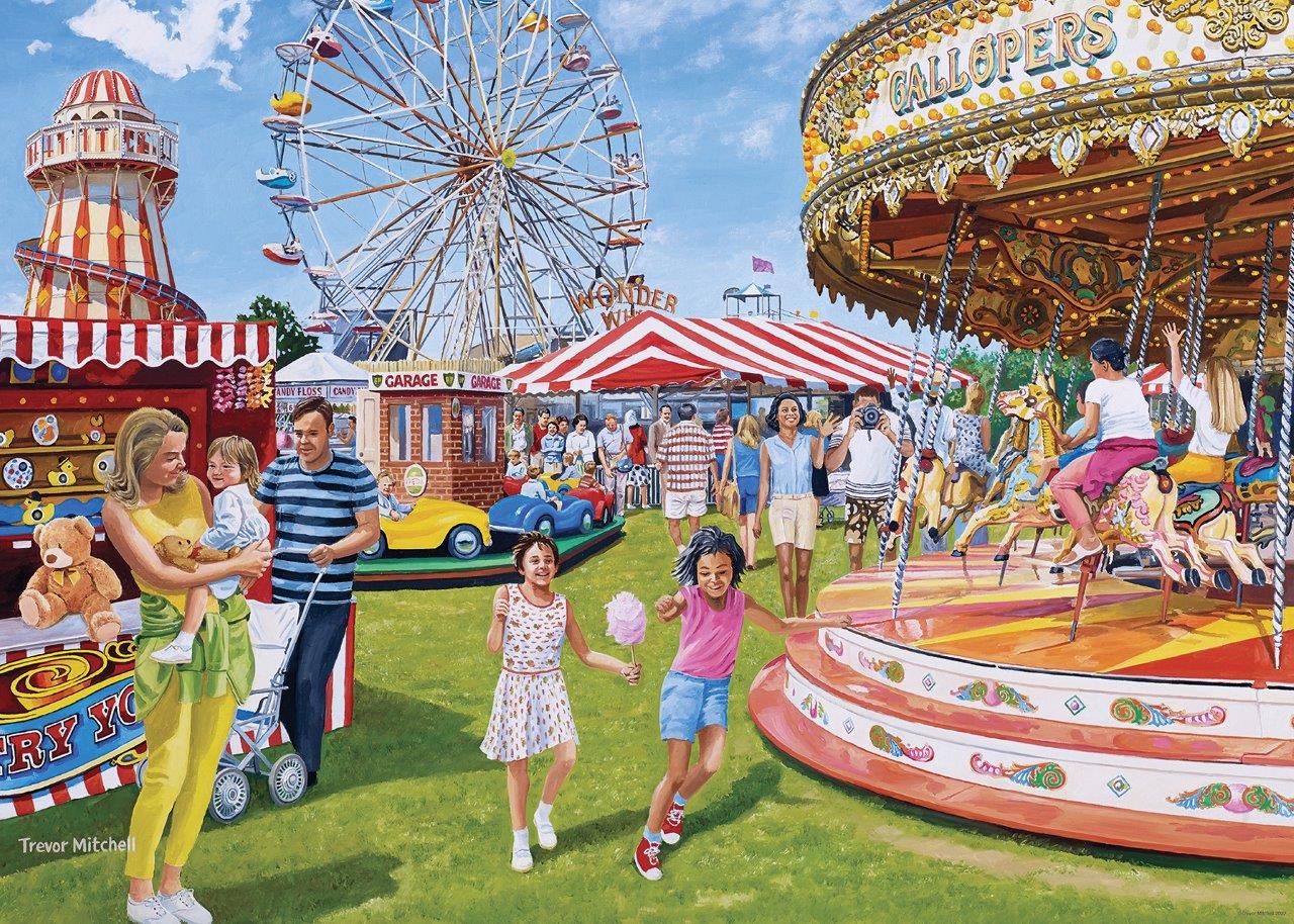 Ravensburger Vintage Fairground Fun 1000 Piece Jigsaw Puzzle - Image 2