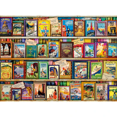Ravensburger Vintage Library 500 Piece Jigsaw Puzzle - Image 2