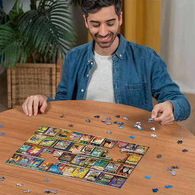 Ravensburger Vintage Library 500 Piece Jigsaw Puzzle - Image 3