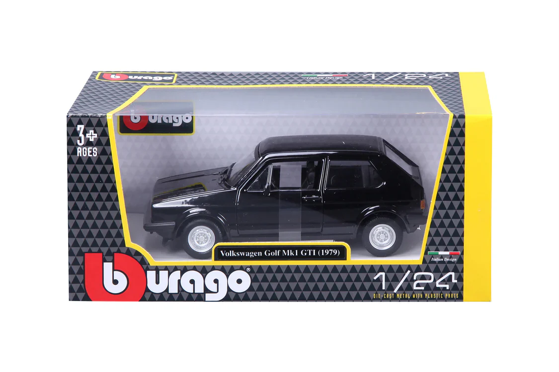Burago Vw Volkswagen Golf Mk1 Gti 1979 1:24 Diecast Model Car - Image 2