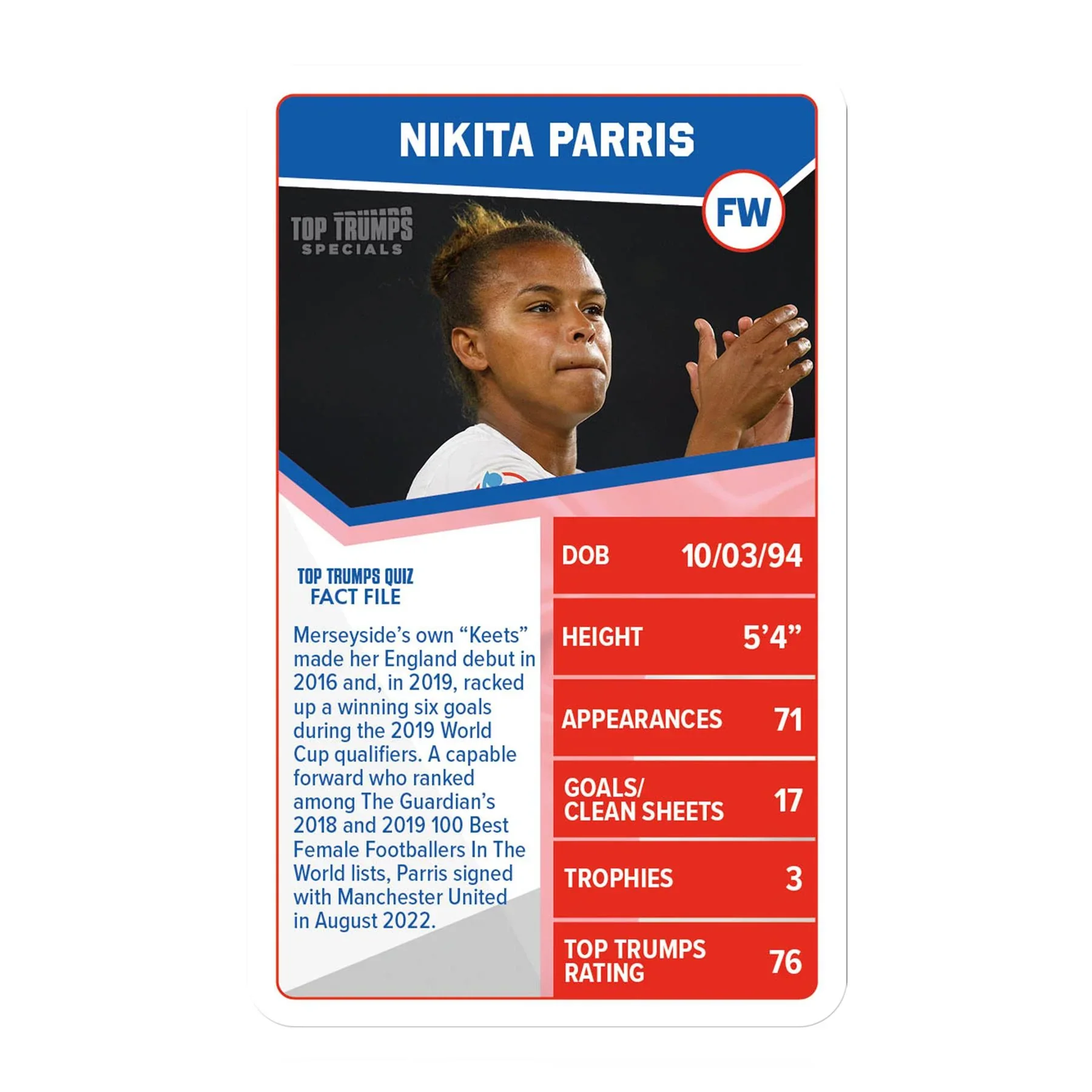Top Trumps England Womens Football Stars - Image 3