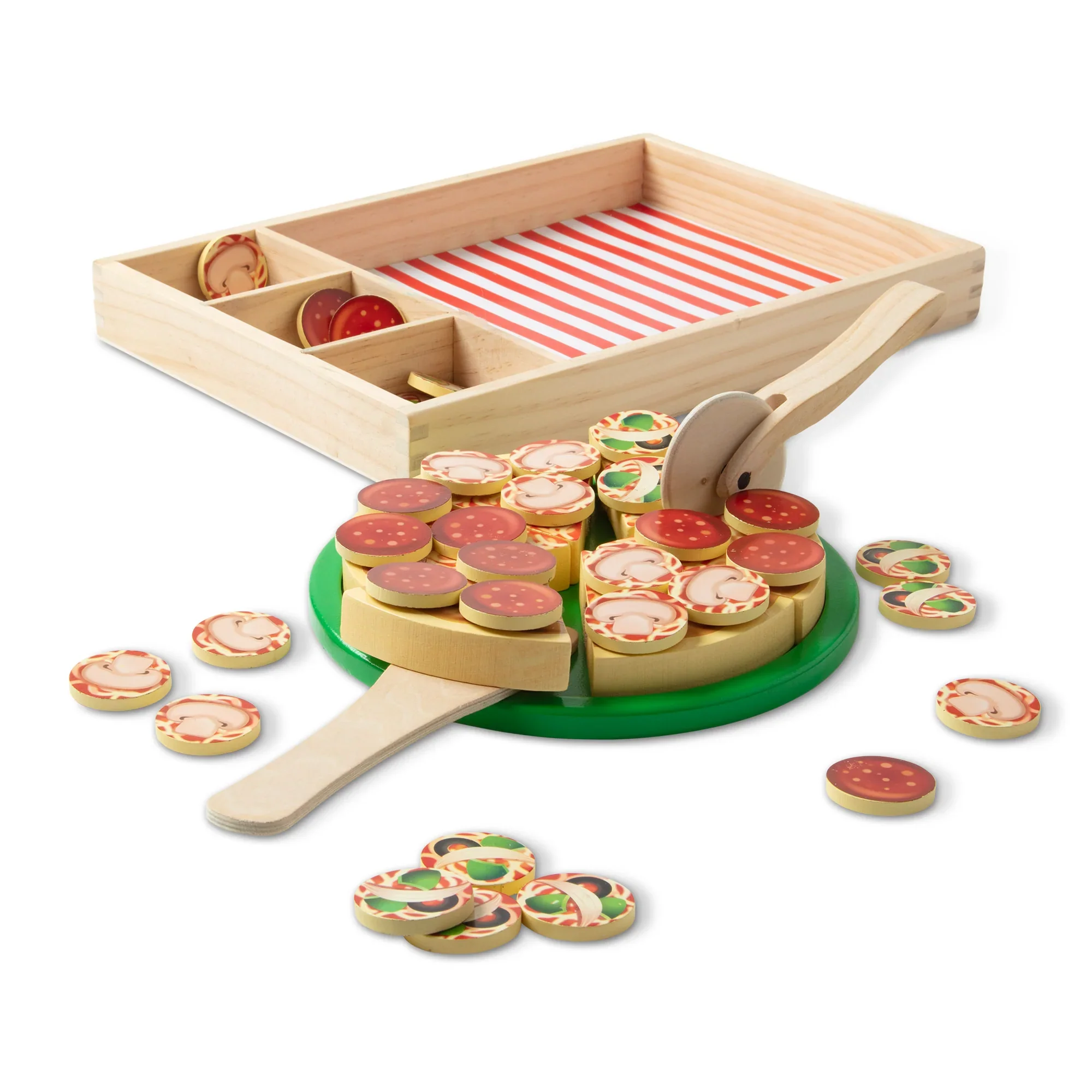 Wooden Pizza Party Play Set - Image 2