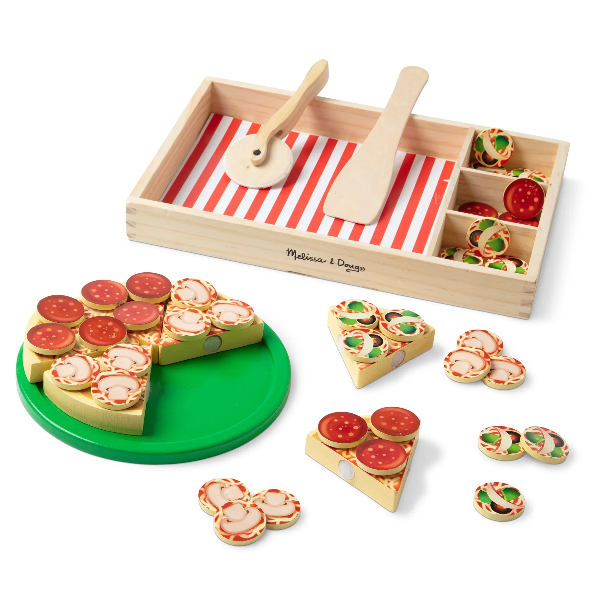 Wooden Pizza Party Play Set - Image 3