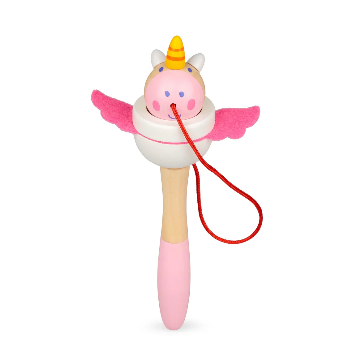 Wooden Unicorn And Dragon Cup And Ball - Image 2