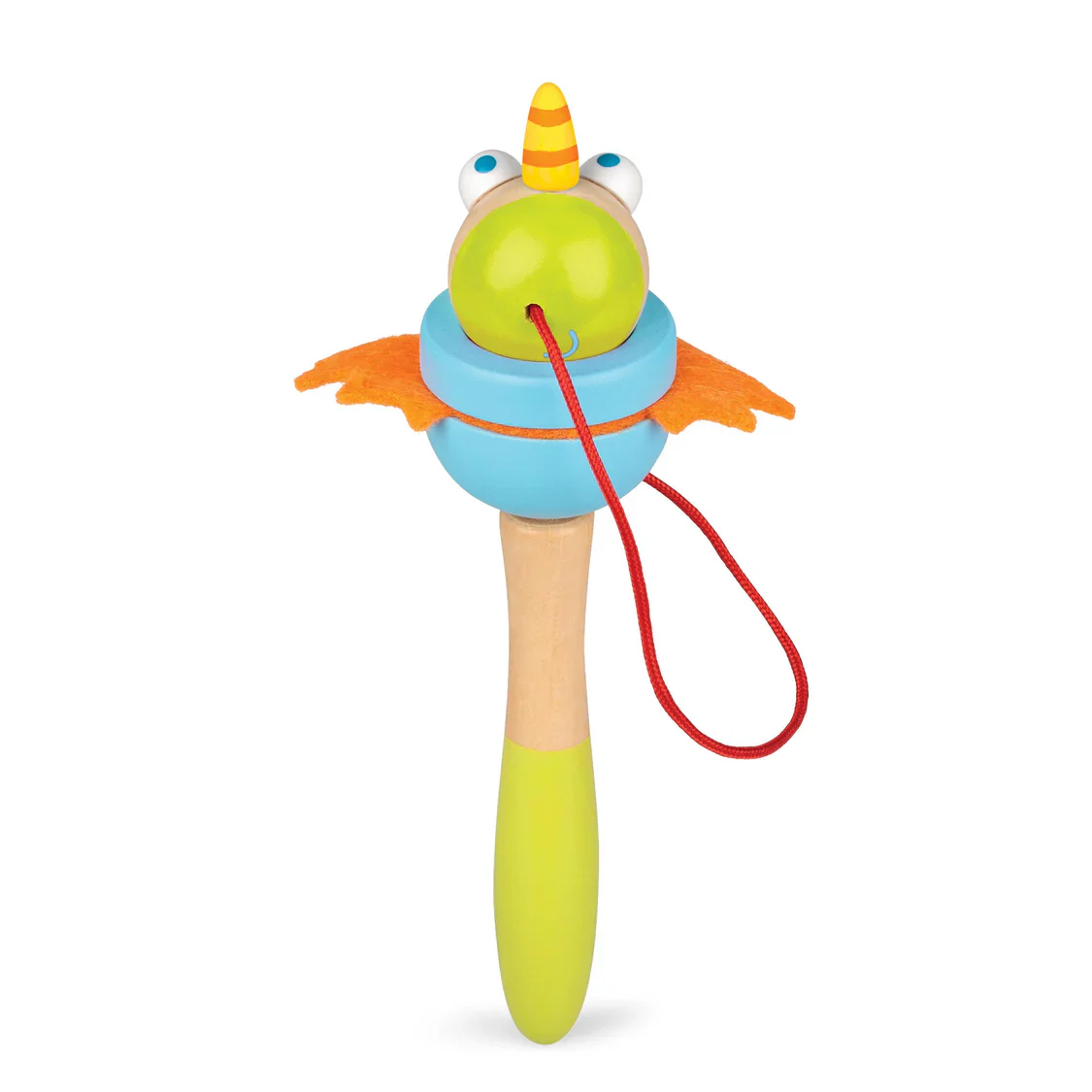 Wooden Unicorn And Dragon Cup And Ball - Image 4