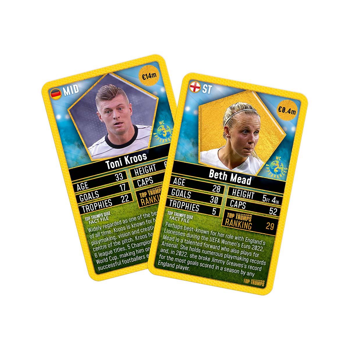World Football Stars Top 200 Top Trumps Pack 2 - Image 2