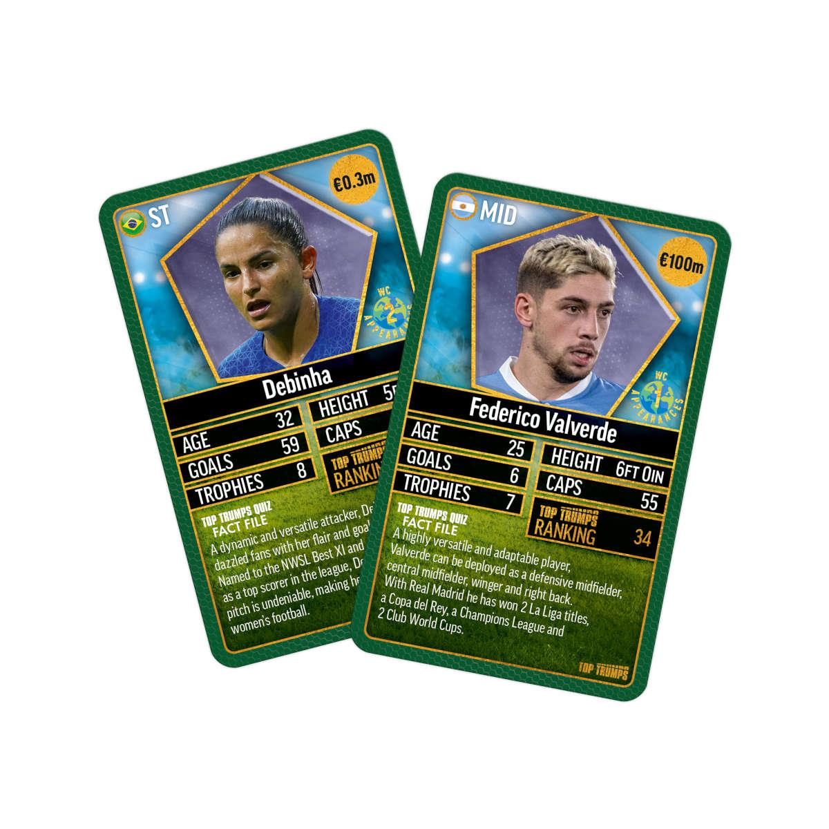 World Football Stars Top 200 Top Trumps Pack 5 - Image 2