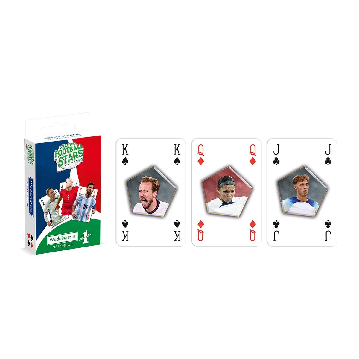 World Football Stars Waddingtons Number 1 Playing Cards - Image 2