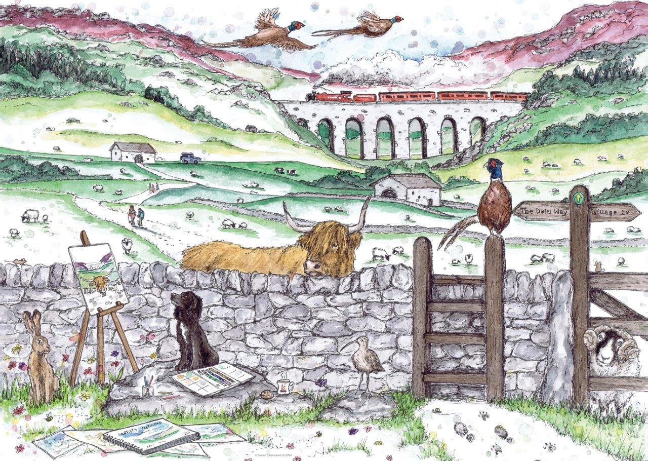 Ravensburger Yorkshire Dales 1000 Piece Jigsaw Puzzle - Image 2