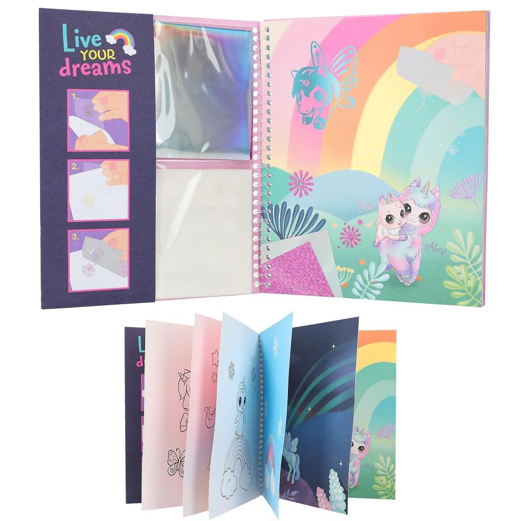 Ylvi Colouring Book Stick & Shine - Image 3