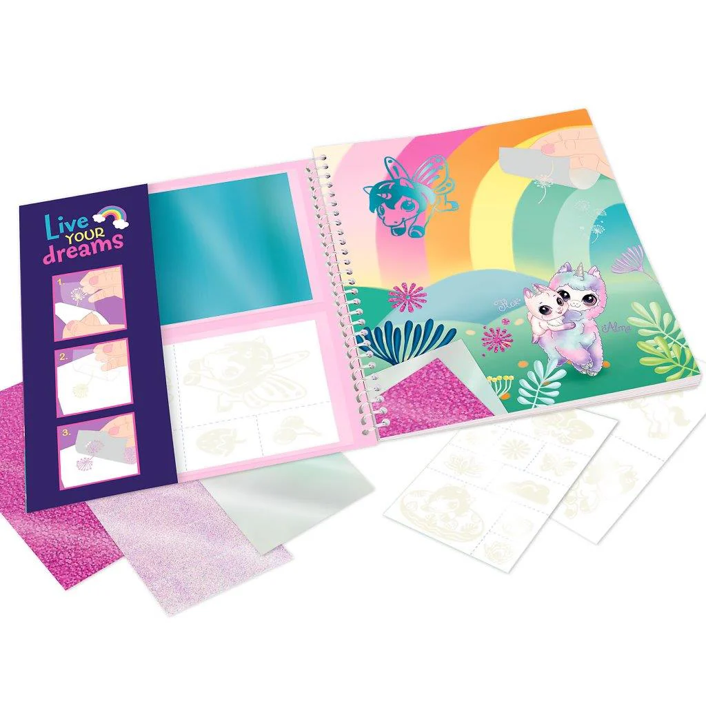 Ylvi Colouring Book Stick & Shine - Image 4