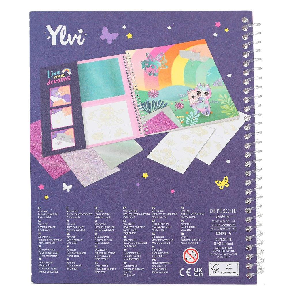Ylvi Colouring Book Stick & Shine - Image 6