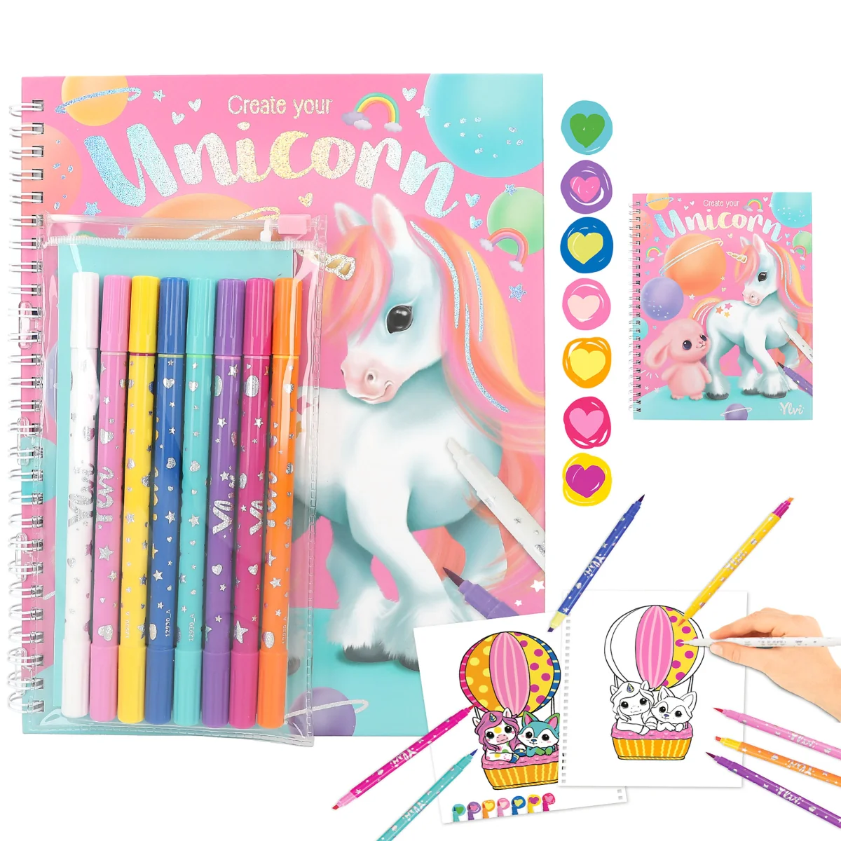 Ylvi Colouring Book With Pen Set - Image 2