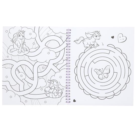 Ylvi Colouring Book With Unicorn And Sequins - Image 3